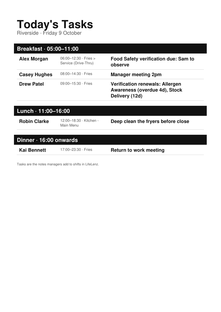 The attached PDF, one A4 page, ready to display.